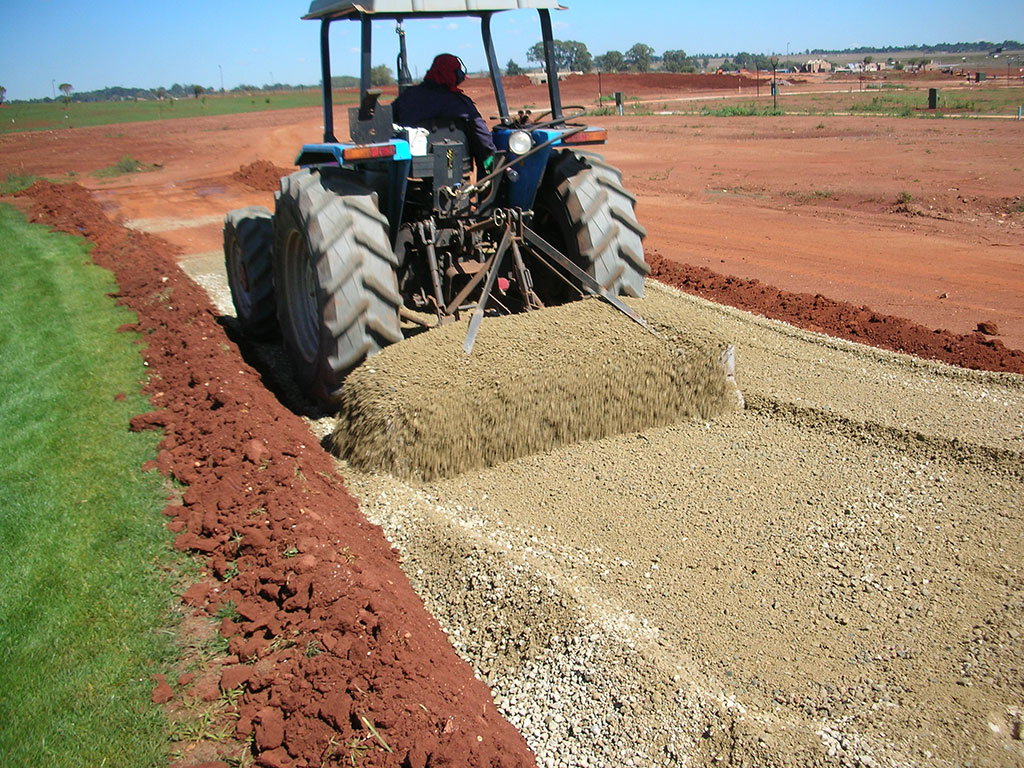 Golf Course Cart Path Construction