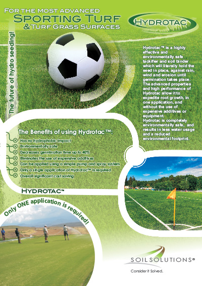 Hydrotac Sports Turf Brochure