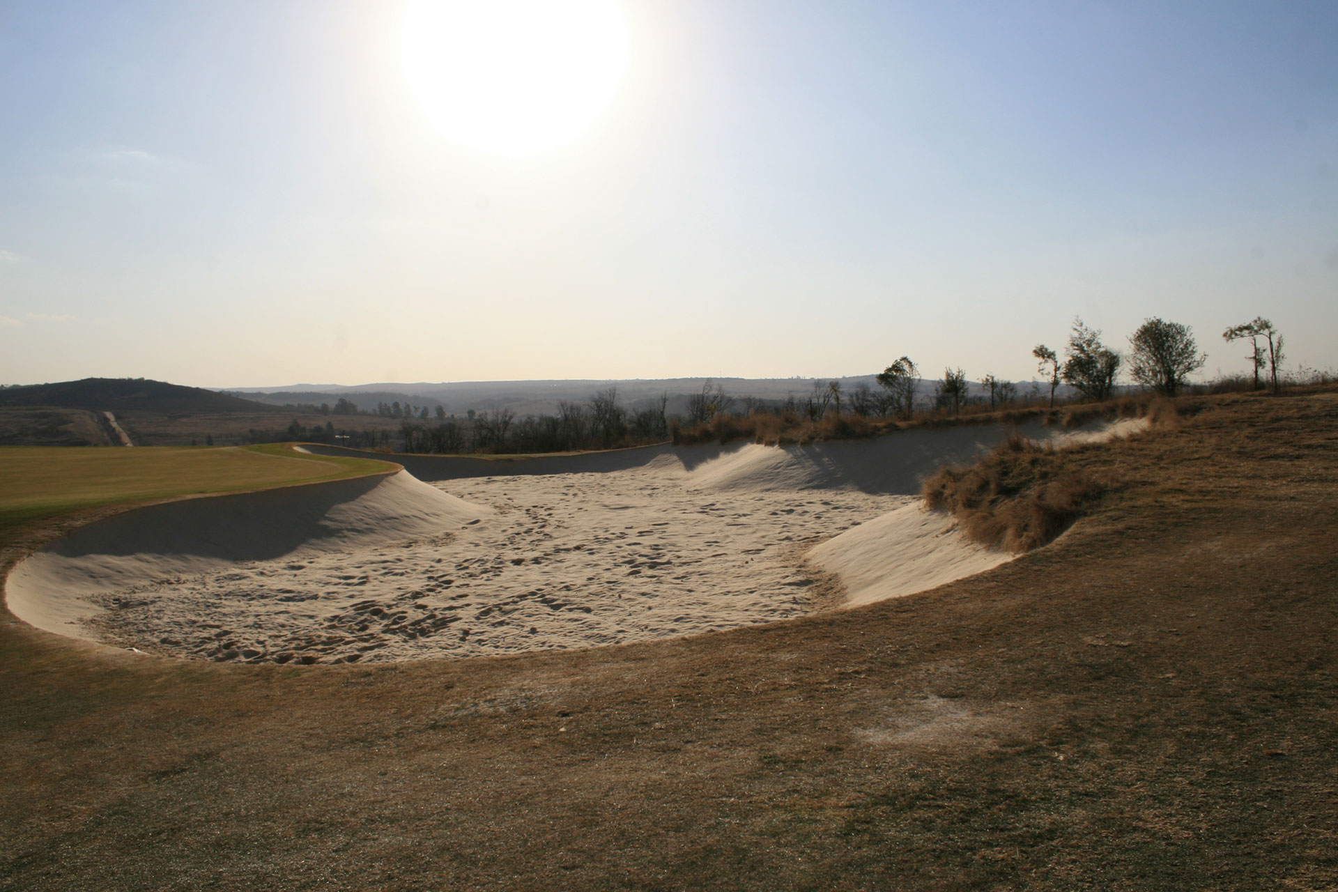 Blair Atholl Bunker stabilization hole 14