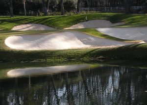 Blair Atholl Hole 3 Bunker-Before Bunkertac