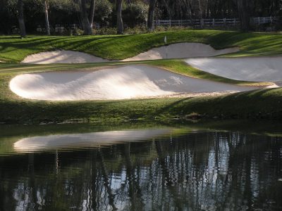 Blair Atholl Hole 3 Bunker-Before Bunkertac